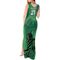 Custom Pakistan Cricket Tank Maxi Dress Go Falcon World Cup 2023 Sporty Style - Wonder Print Shop