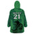 Custom Pakistan Cricket Wearable Blanket Hoodie Go Falcon World Cup 2023 Sporty Style - Wonder Print Shop