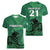Custom Pakistan Cricket Women V Neck T Shirt Go Falcon World Cup 2023 Sporty Style - Wonder Print Shop