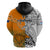Fiji Australia Rugby Hoodie World Cup 2023 Polynesia Tapa Mixed Indigenous Aboriginal - Wonder Print Shop