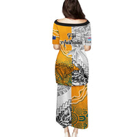 Fiji Australia Rugby Puletasi World Cup 2023 Polynesia Tapa Mixed Indigenous Aboriginal - Wonder Print Shop