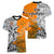 Fiji Australia Rugby Women V Neck T Shirt World Cup 2023 Polynesia Tapa Mixed Indigenous Aboriginal - Wonder Print Shop