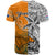 Personalised Fiji Australia Rugby T Shirt World Cup 2023 Polynesia Tapa Mixed Indigenous Aboriginal - Wonder Print Shop