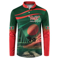 Bangladesh Victory Day Button Sweatshirt National Martyrs' Memorial - Wonder Print Shop