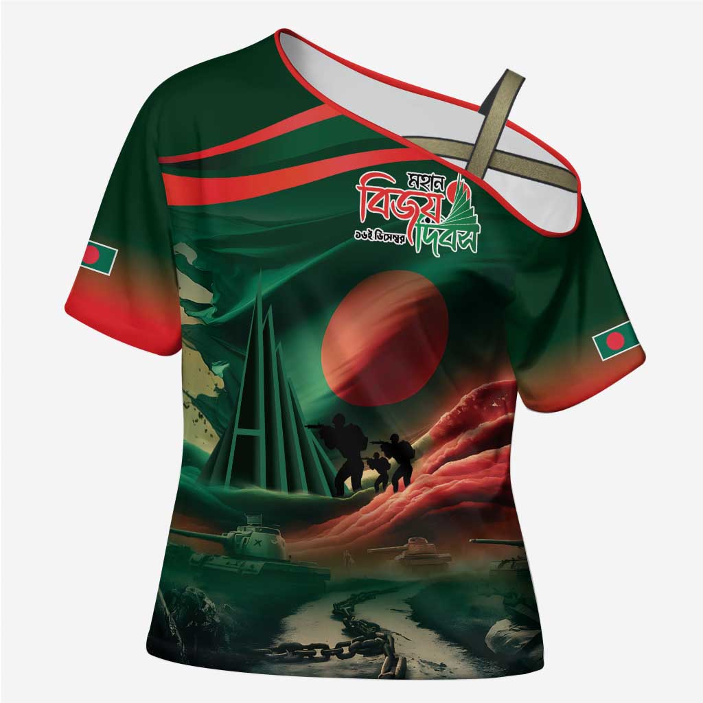 Bangladesh Victory Day Cross Shoulder Shirt National Martyrs' Memorial - Wonder Print Shop