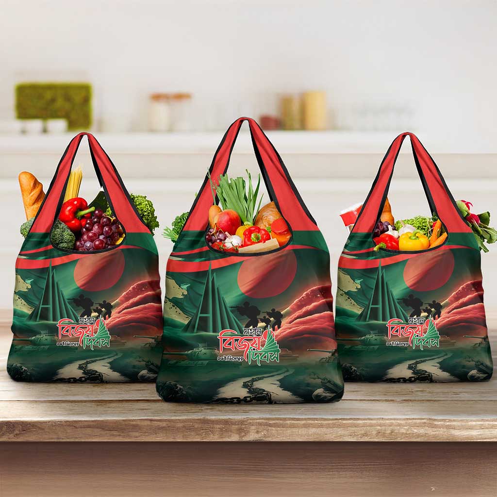 Bangladesh Victory Day Grocery Bag National Martyrs' Memorial - Wonder Print Shop