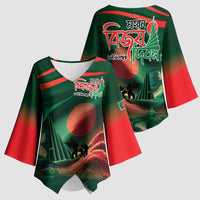 Bangladesh Victory Day Kimono Sleeve Blouse National Martyrs' Memorial - Wonder Print Shop