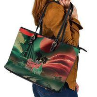 Bangladesh Victory Day Leather Tote Bag National Martyrs' Memorial - Wonder Print Shop