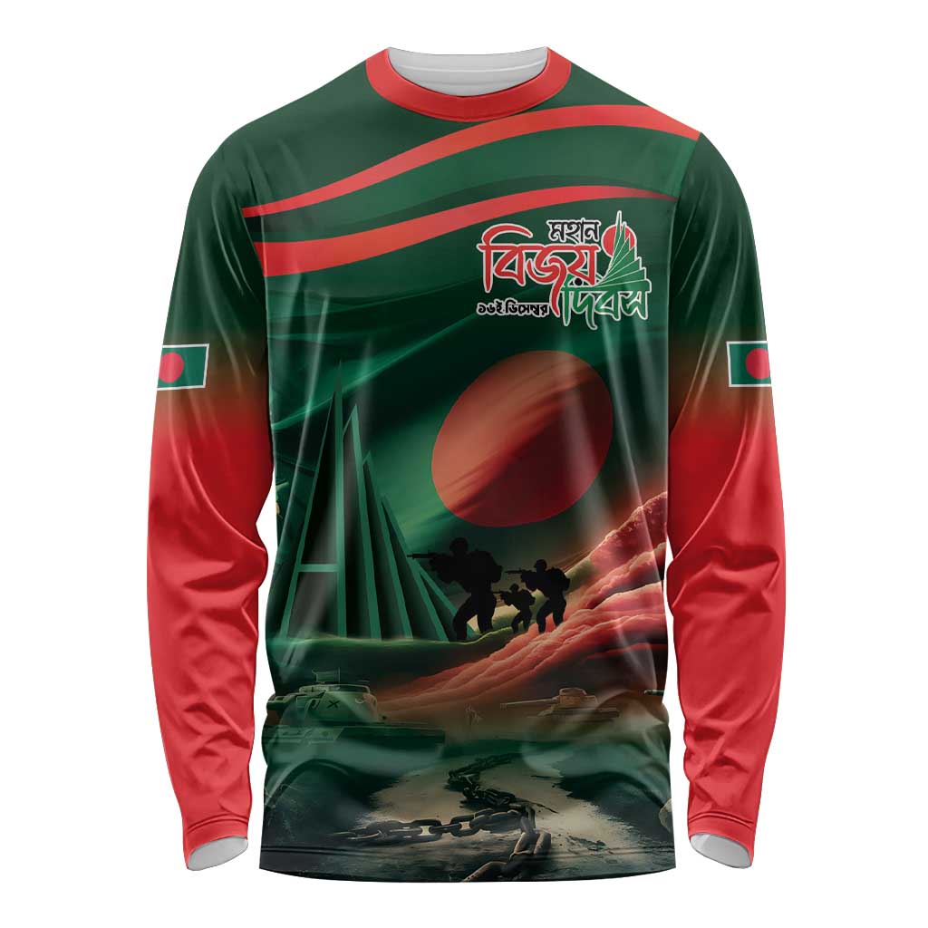 Bangladesh Victory Day Long Sleeve Shirt National Martyrs' Memorial - Wonder Print Shop