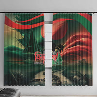 Bangladesh Victory Day Window Curtain National Martyrs' Memorial - Wonder Print Shop