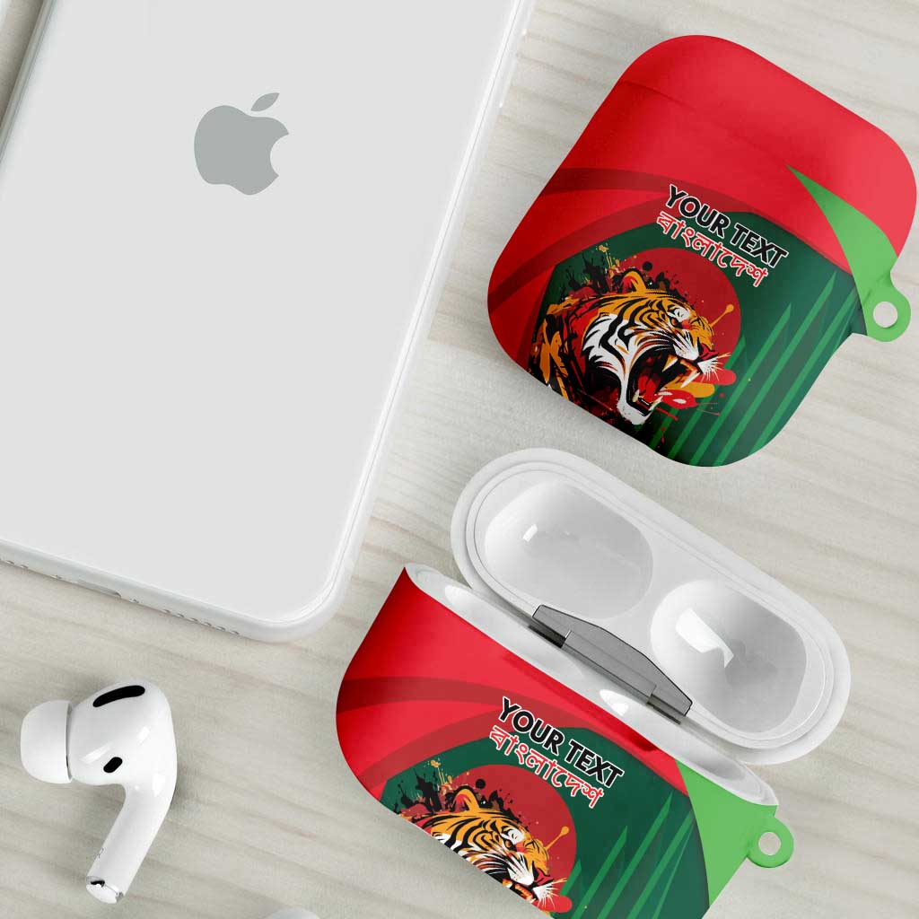 Royal Bengal Tiger Bangladesh Personalized AirPods Case - Wonder Print Shop
