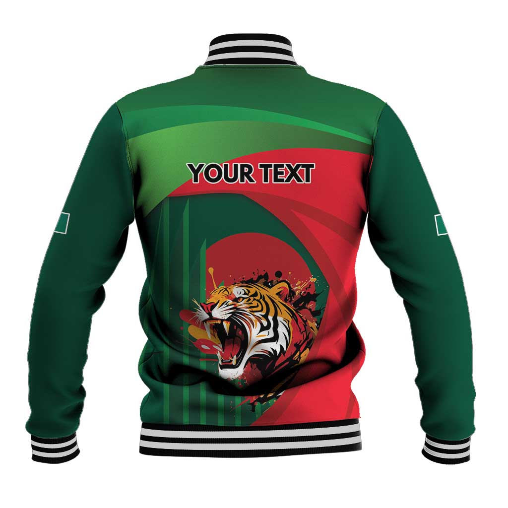 Royal Bengal Tiger Bangladesh Personalized Baseball Jacket - Wonder Print Shop