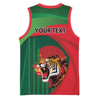 Royal Bengal Tiger Bangladesh Personalized Basketball Jersey - Wonder Print Shop