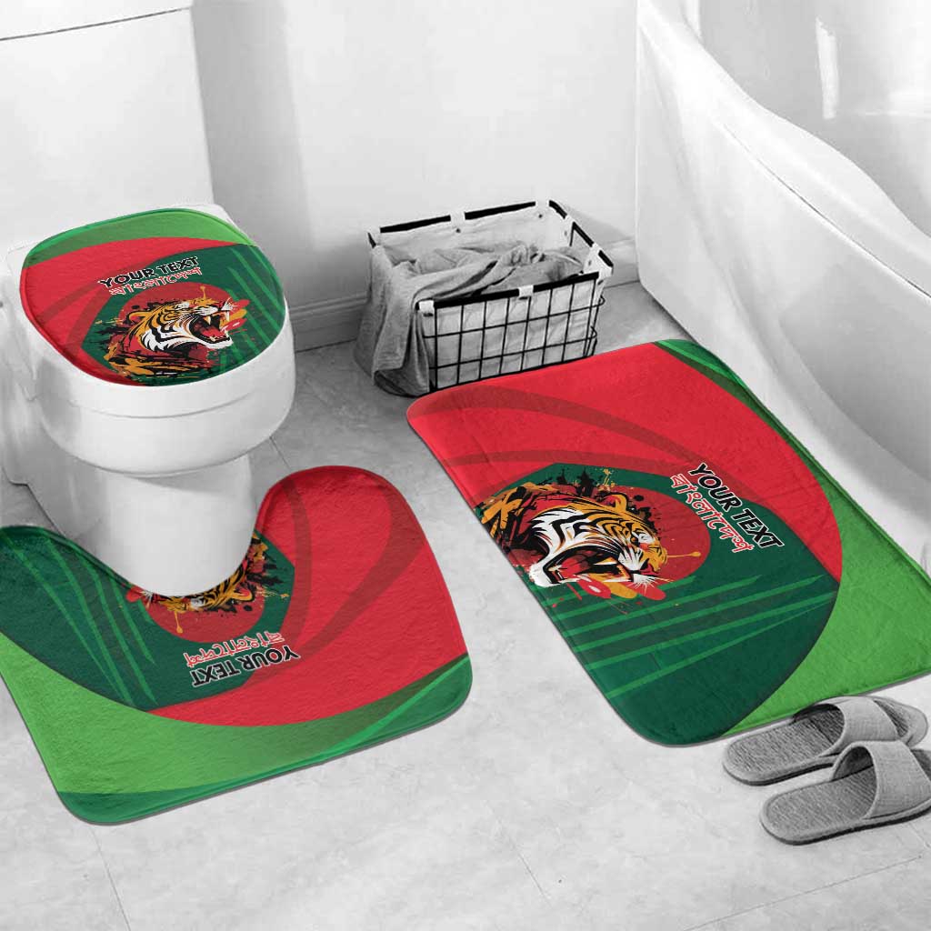 Royal Bengal Tiger Bangladesh Personalized Bathroom Set - Wonder Print Shop
