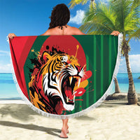 Royal Bengal Tiger Bangladesh Personalized Beach Blanket - Wonder Print Shop
