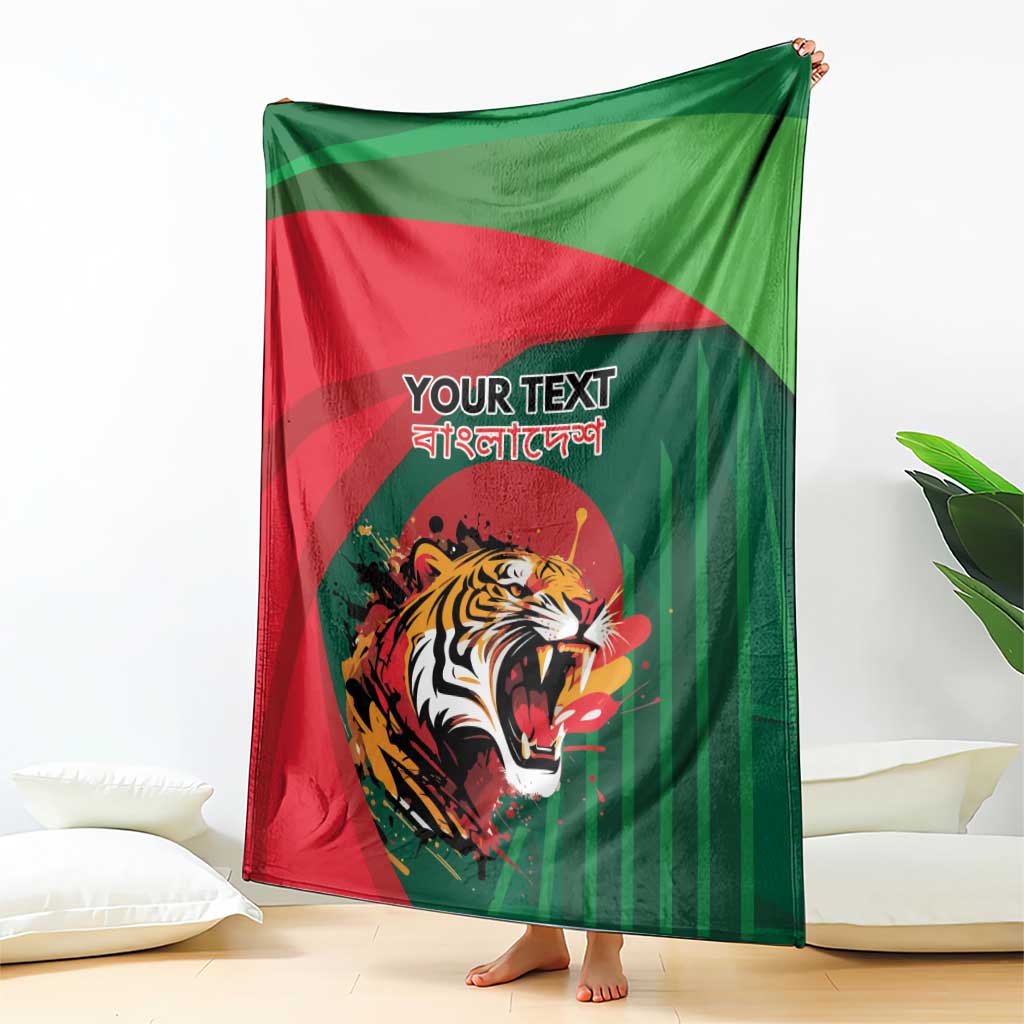 Royal Bengal Tiger Bangladesh Personalized Blanket - Wonder Print Shop