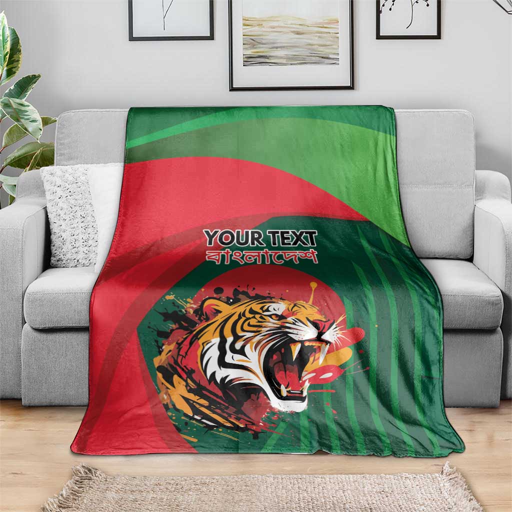 Royal Bengal Tiger Bangladesh Personalized Blanket - Wonder Print Shop