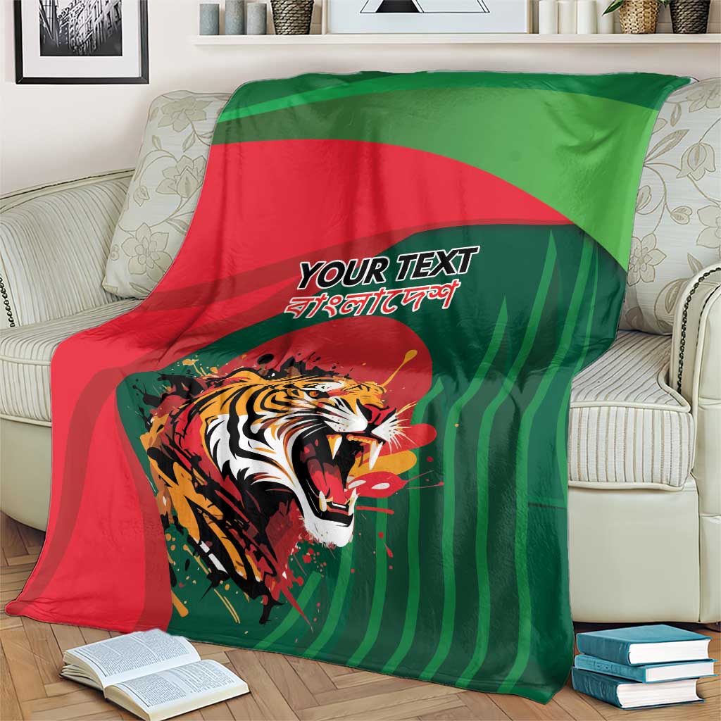 Royal Bengal Tiger Bangladesh Personalized Blanket - Wonder Print Shop