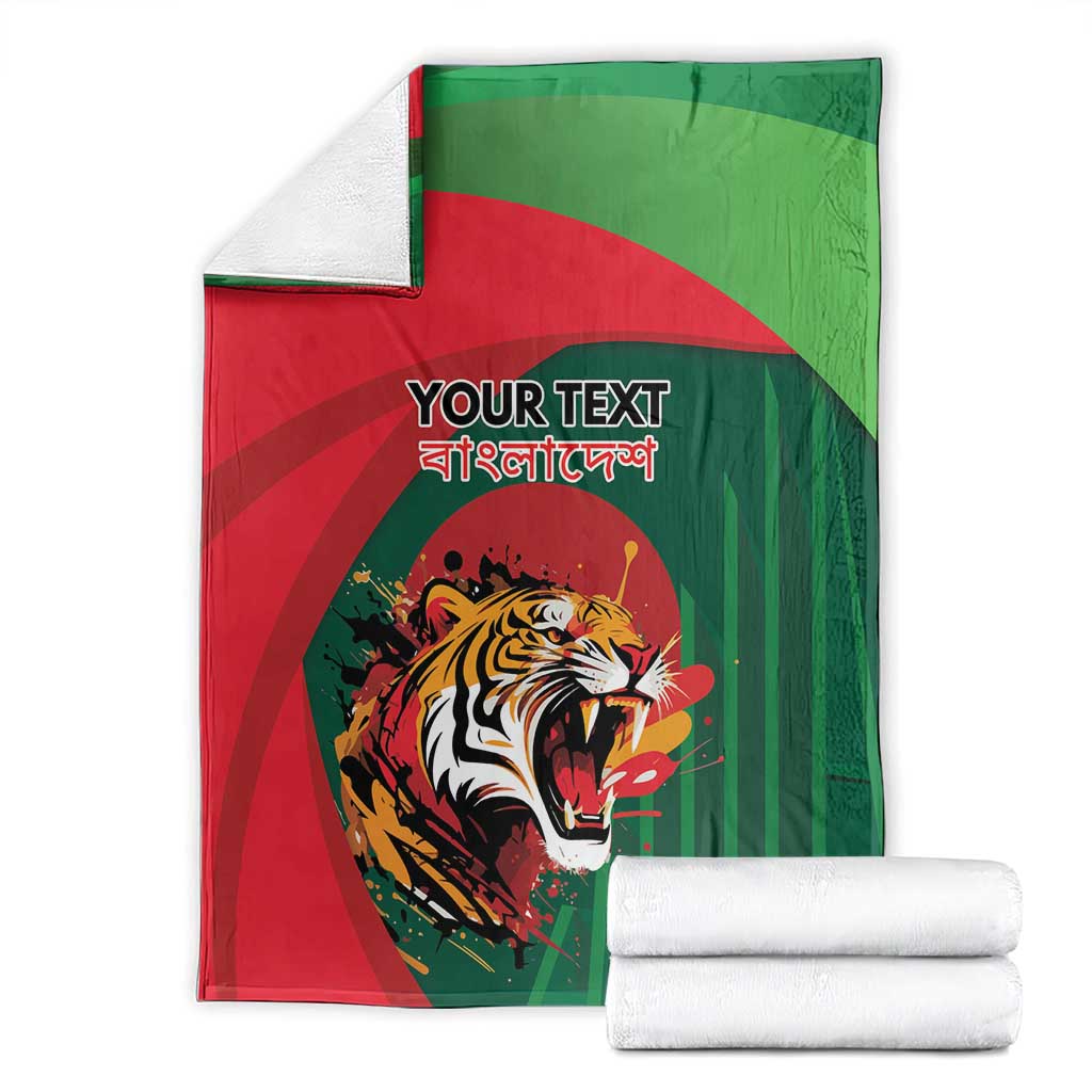 Royal Bengal Tiger Bangladesh Personalized Blanket - Wonder Print Shop