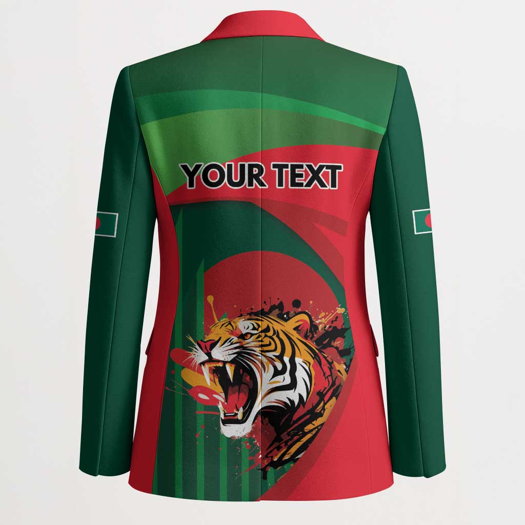 Royal Bengal Tiger Bangladesh Personalized Blazer - Wonder Print Shop