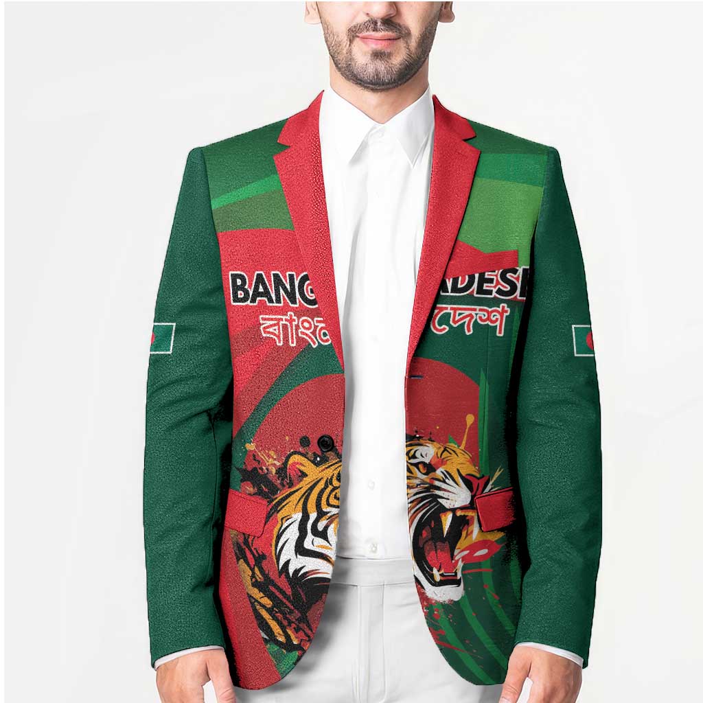 Royal Bengal Tiger Bangladesh Personalized Blazer - Wonder Print Shop