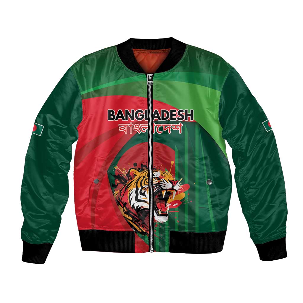 Royal Bengal Tiger Bangladesh Personalized Bomber Jacket - Wonder Print Shop