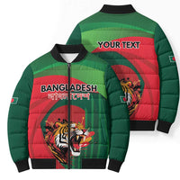 Royal Bengal Tiger Bangladesh Personalized Bomber Puffer Jacket - Wonder Print Shop