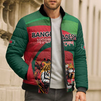 Royal Bengal Tiger Bangladesh Personalized Bomber Puffer Jacket - Wonder Print Shop