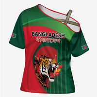 Royal Bengal Tiger Bangladesh Personalized Cross Shoulder Shirt - Wonder Print Shop
