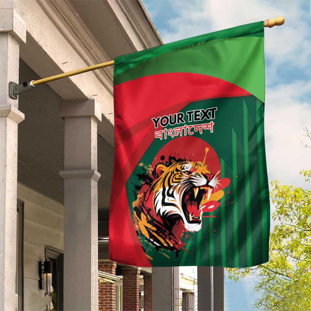 Royal Bengal Tiger Bangladesh Personalized Garden Flag - Wonder Print Shop