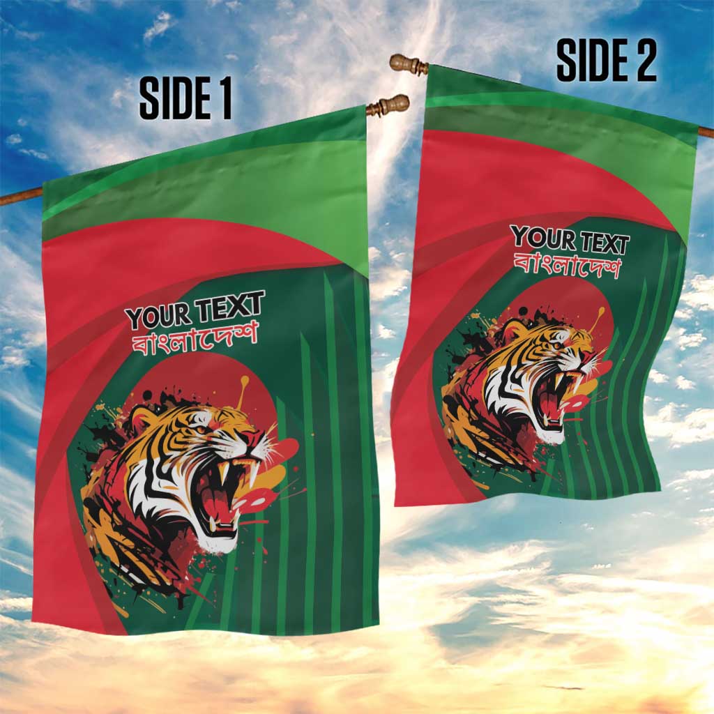 Royal Bengal Tiger Bangladesh Personalized Garden Flag - Wonder Print Shop