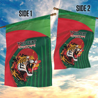 Royal Bengal Tiger Bangladesh Personalized Garden Flag - Wonder Print Shop