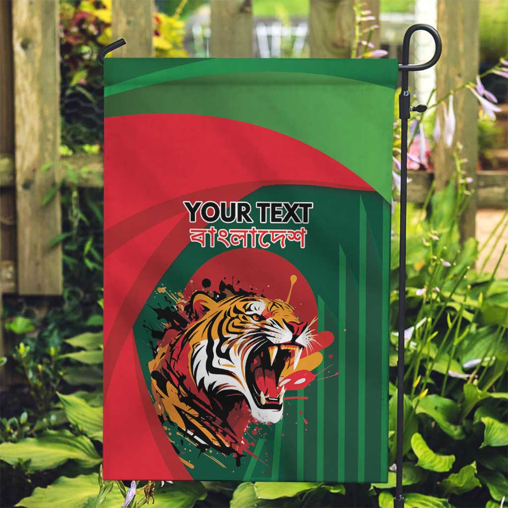 Royal Bengal Tiger Bangladesh Personalized Garden Flag - Wonder Print Shop