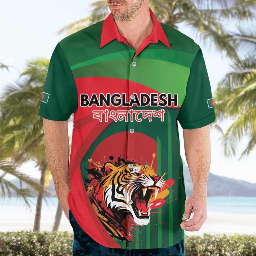 Royal Bengal Tiger Bangladesh Personalized Hawaiian Shirt - Wonder Print Shop