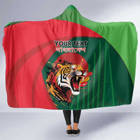 Royal Bengal Tiger Bangladesh Personalized Hooded Blanket - Wonder Print Shop