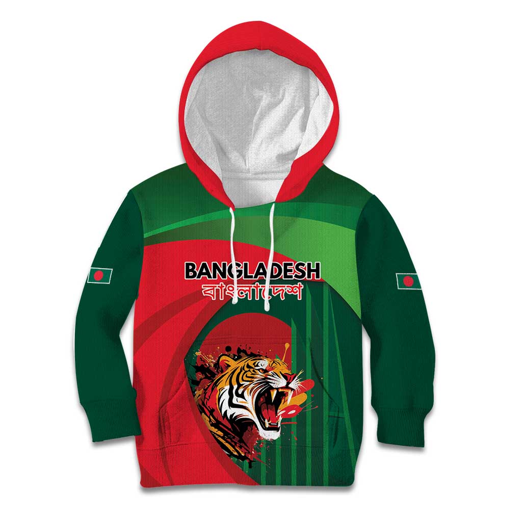 Royal Bengal Tiger Bangladesh Personalized Kid Hoodie - Wonder Print Shop