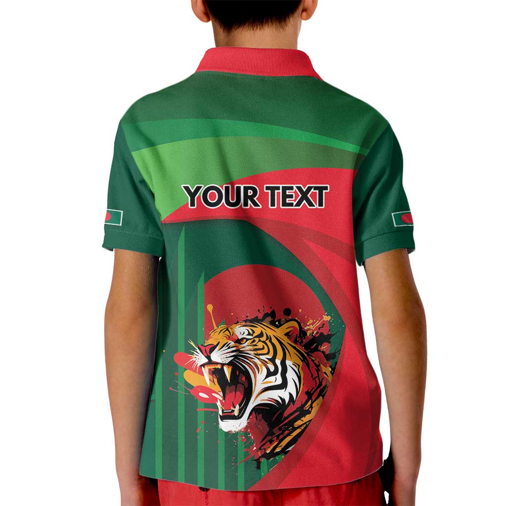 Royal Bengal Tiger Bangladesh Personalized Kid Polo Shirt - Wonder Print Shop