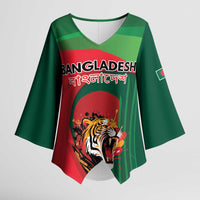 Royal Bengal Tiger Bangladesh Personalized Kimono Sleeve Blouse - Wonder Print Shop