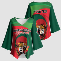 Royal Bengal Tiger Bangladesh Personalized Kimono Sleeve Blouse - Wonder Print Shop