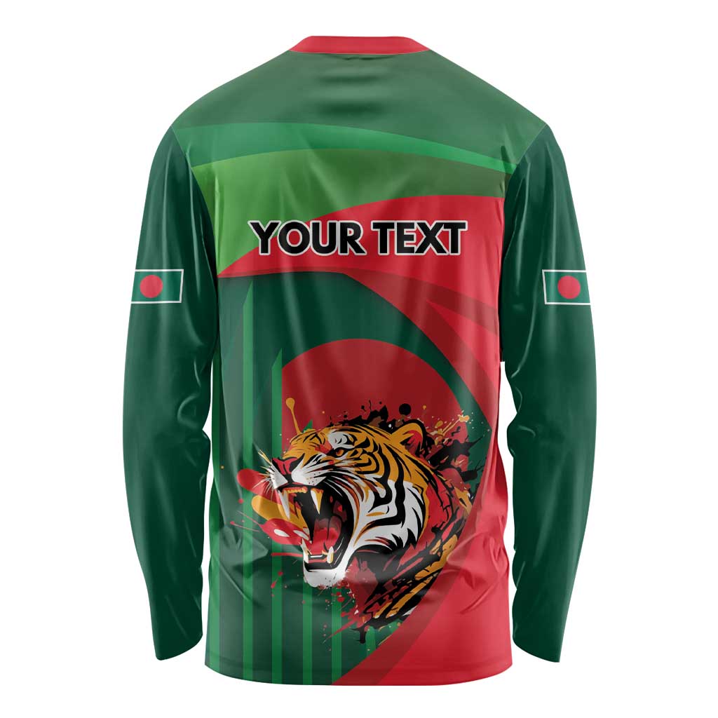Royal Bengal Tiger Bangladesh Personalized Long Sleeve Shirt - Wonder Print Shop