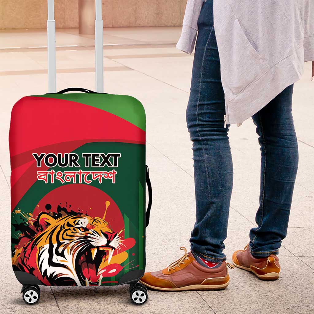Royal Bengal Tiger Bangladesh Personalized Luggage Cover - Wonder Print Shop