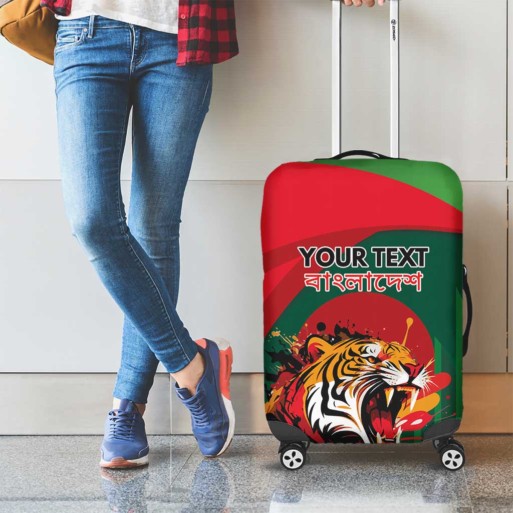 Royal Bengal Tiger Bangladesh Personalized Luggage Cover - Wonder Print Shop