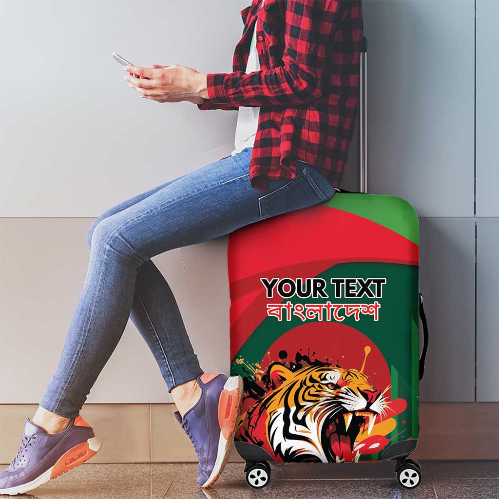 Royal Bengal Tiger Bangladesh Personalized Luggage Cover - Wonder Print Shop
