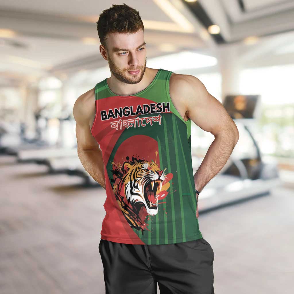 Royal Bengal Tiger Bangladesh Personalized Men Tank Top - Wonder Print Shop