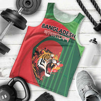 Royal Bengal Tiger Bangladesh Personalized Men Tank Top - Wonder Print Shop