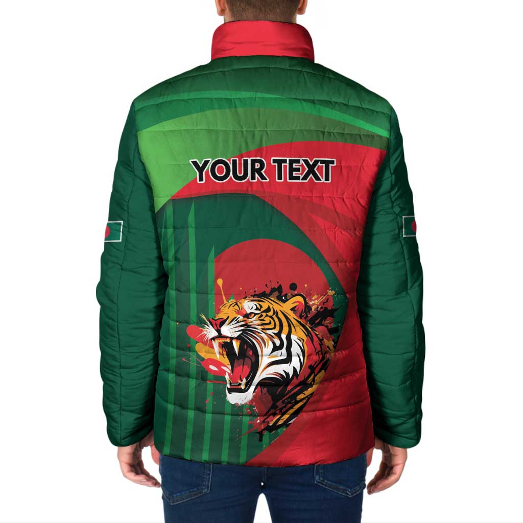 Royal Bengal Tiger Bangladesh Personalized Padded Jacket - Wonder Print Shop