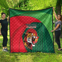 Royal Bengal Tiger Bangladesh Personalized Quilt - Wonder Print Shop