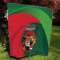 Royal Bengal Tiger Bangladesh Personalized Quilt - Wonder Print Shop