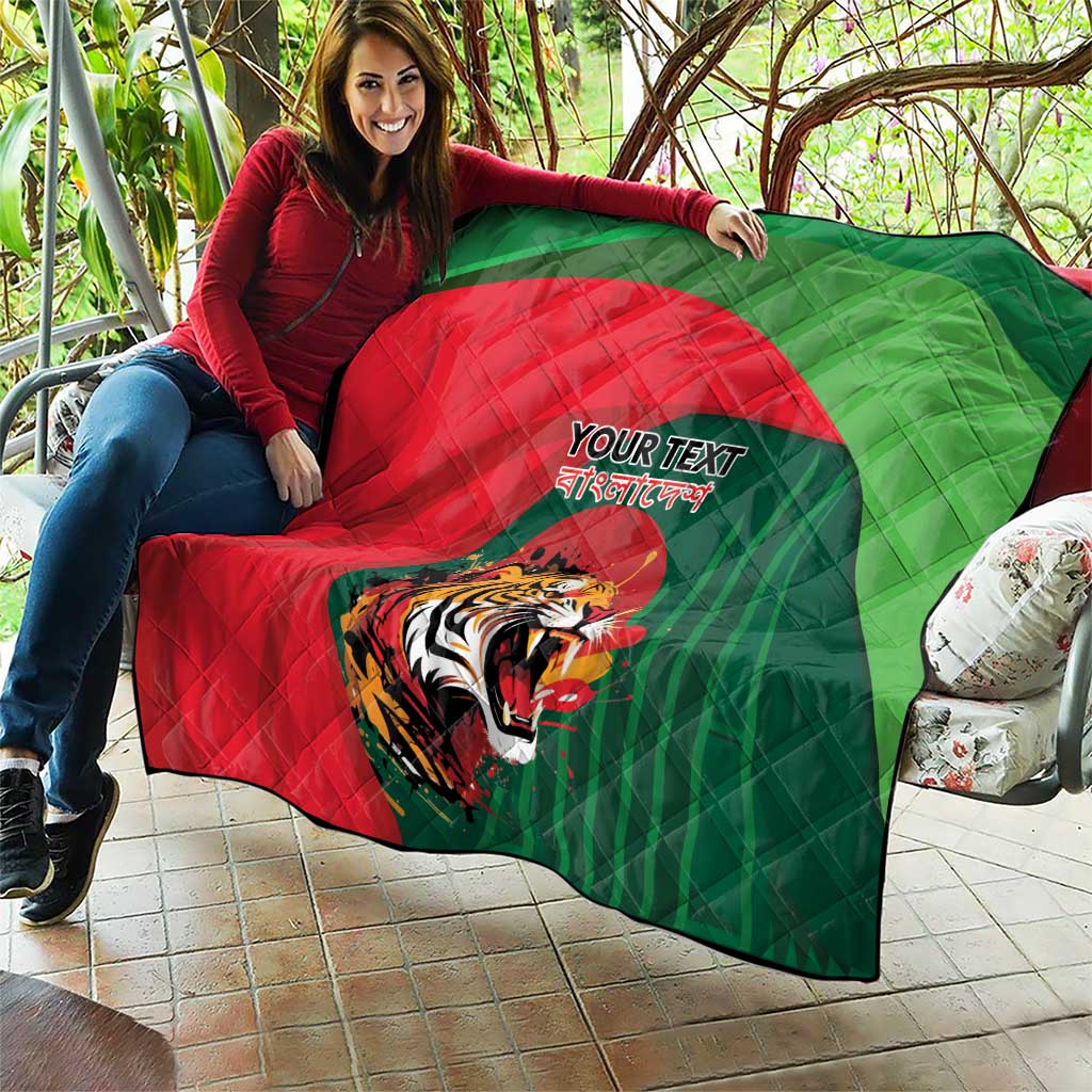 Royal Bengal Tiger Bangladesh Personalized Quilt - Wonder Print Shop