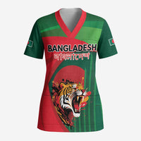 Royal Bengal Tiger Bangladesh Personalized Scrub Top - Wonder Print Shop